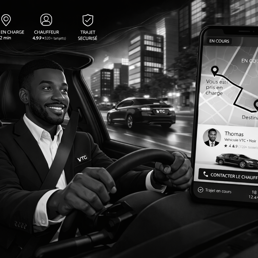 Chauffeur VTC professionnel